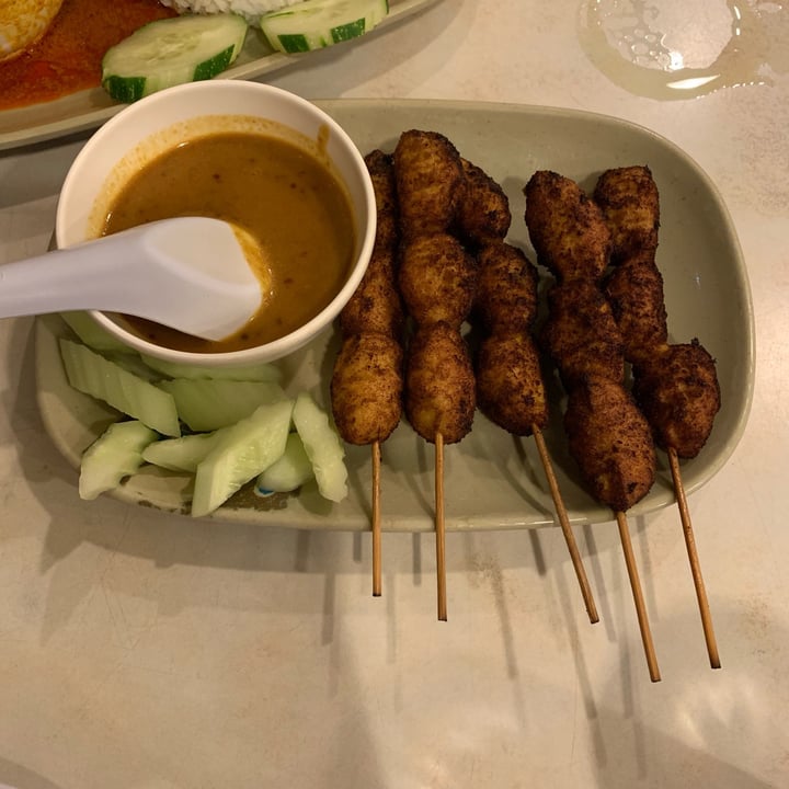 photo of 甘味林素食餐厅 Cameleon Beancurd Vegetarian Restaurant Chicken satay shared by @jashment on  06 Sep 2019 - review