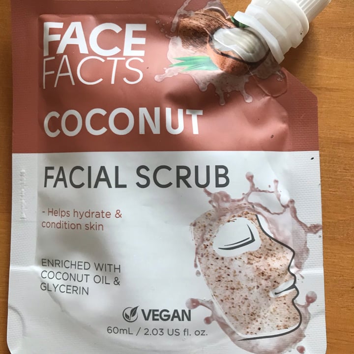 photo of Face Facts Coconut facial scrub shared by @lennyb on  31 Jul 2021 - review