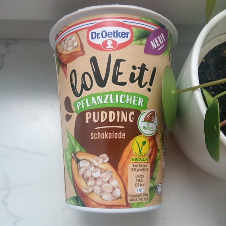photo of Dr. Oetker Love It! Pflanzlicher Chocolate Pudding shared by @gwenda on  22 May 2021 - review