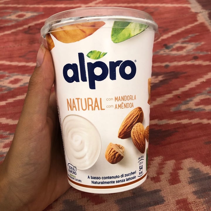 photo of Alpro Yogurt Natural de Almendras shared by @satyavegan on  08 Sep 2020 - review