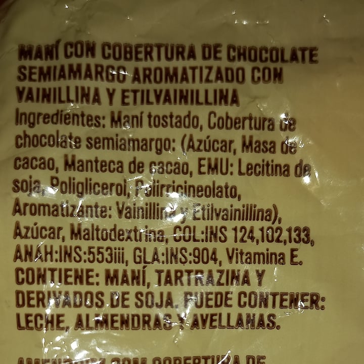 photo of Argenfrut Maní Con Chocolate shared by @valenresua on  12 Jun 2022 - review