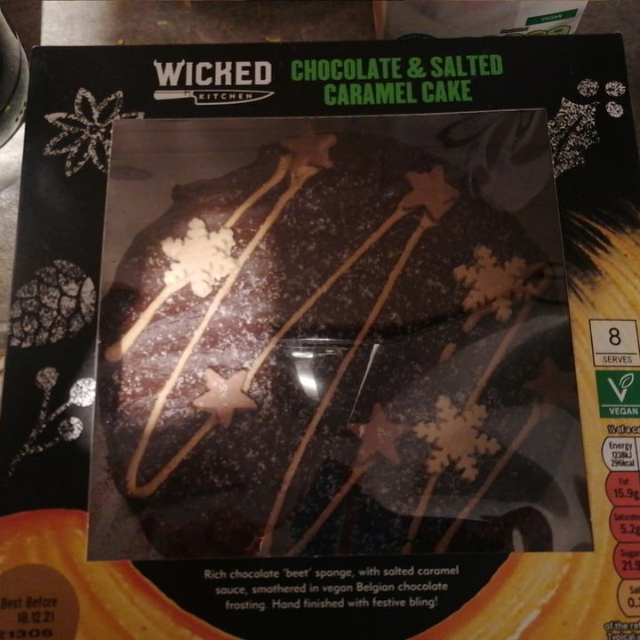 photo of Wicked Chocolate and salted caramel cake shared by @bettereartthclothing on  28 Nov 2021 - review