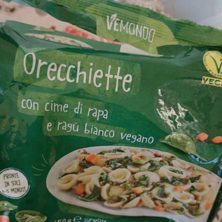 review photo of Vemondo Orecchiette Cime di rapa e ragù vegano shared by @freeariello on 10 Mar 2022 - review