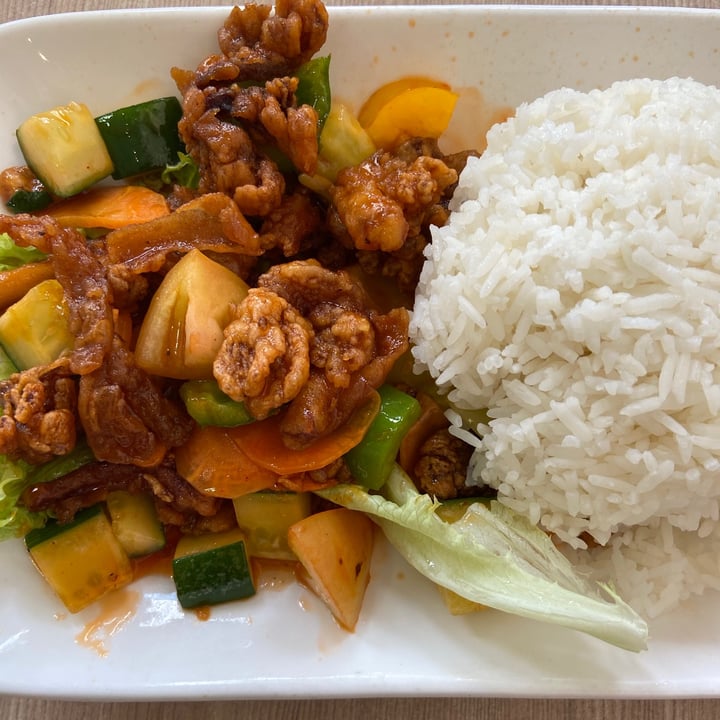 photo of D’Life Signature Sweet and Sour Mushrooms with Rice shared by @fxk on  13 Mar 2021 - review