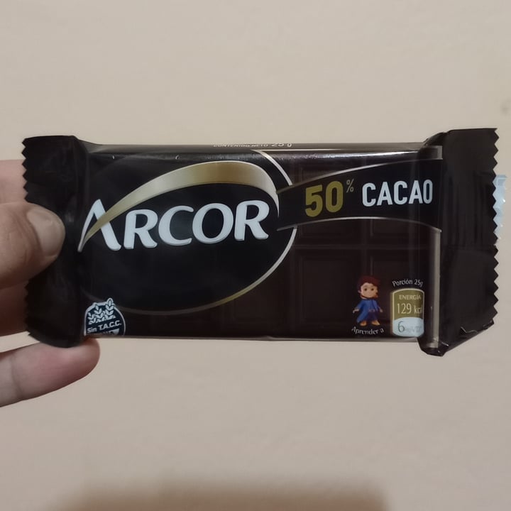 photo of Arcor chocolate 50% cacao 25gr shared by @sofi1 on  12 Jul 2022 - review