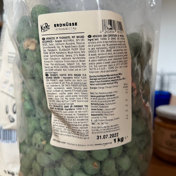 review photo of Koro Arachidi con wasabi shared by @bolzy22 on 30 Mar 2022 - review