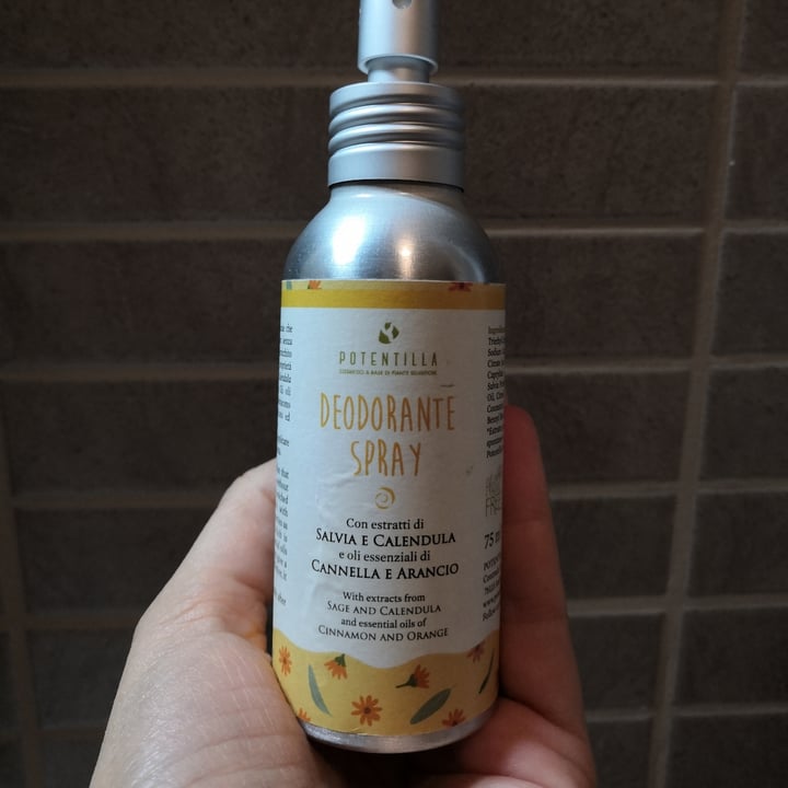 photo of Potentilla Deodorante Spray Con Estratti Di Salvia E Calendula shared by @lontra on  27 Mar 2022 - review