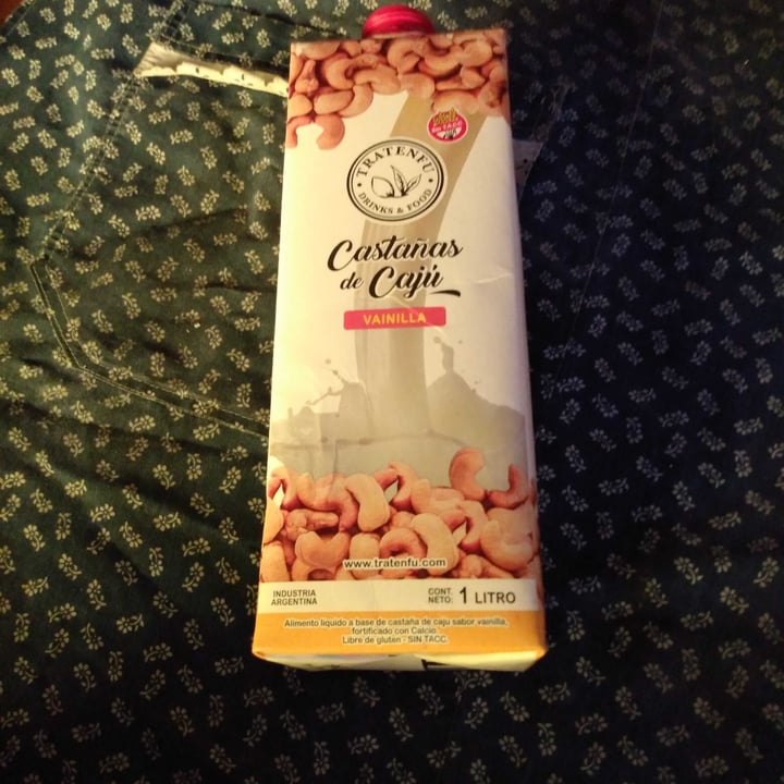 photo of Tratenfu Leche de castañas de caju vainilla shared by @guillermovegano on  30 Sep 2021 - review