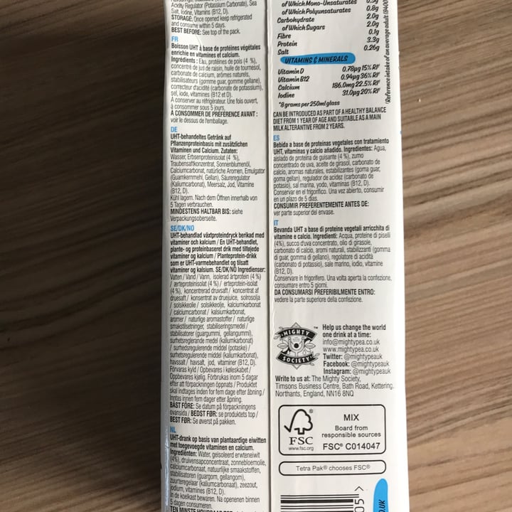 review photo of Mighty Mighty Pea Milk shared by @ijo on 24 May 2021 - review