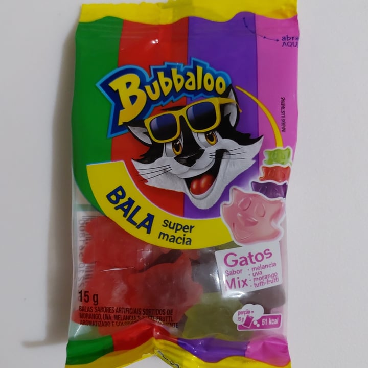 photo of Bubbaloo bala super macia mix de sabores shared by @jasmim on  21 Dec 2022 - review