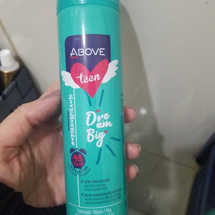 photo of Above Above teen antitranspirante shared by @fabianasrfonseca on  17 Jun 2022 - review