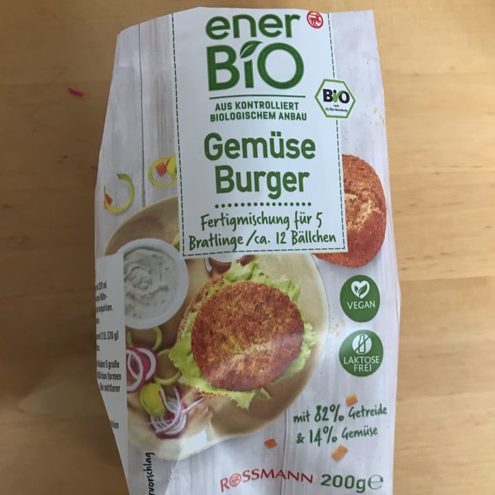 review photo of enerBio Gemüse Burger shared by @val3 on 23 Jan 2022 - review