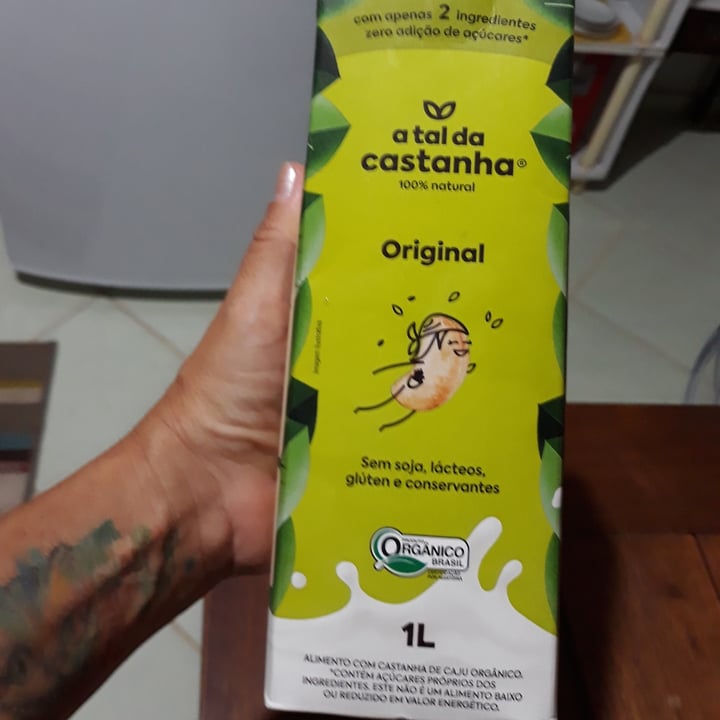 photo of A Tal da Castanha Bebida vegetal shared by @anasouto on  20 Apr 2022 - review