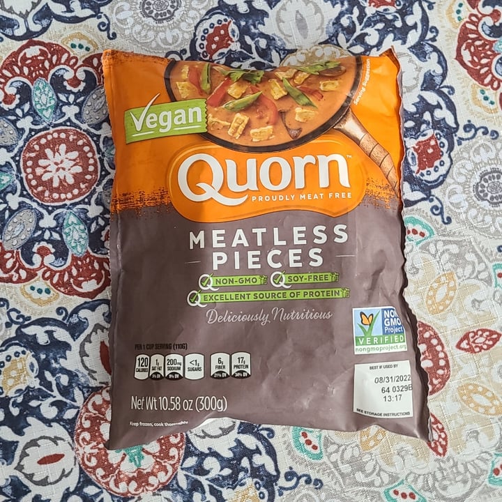 photo of Quorn Vegan Pieces shared by @vegan4thewin on  30 Aug 2021 - review