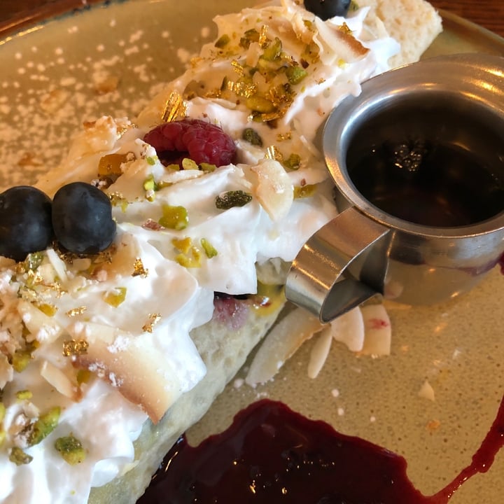 review photo of Namo Cafe Bistro Mango Coconut Berry Crepe shared by @archiesgirl on 24 Dec 2019 - review