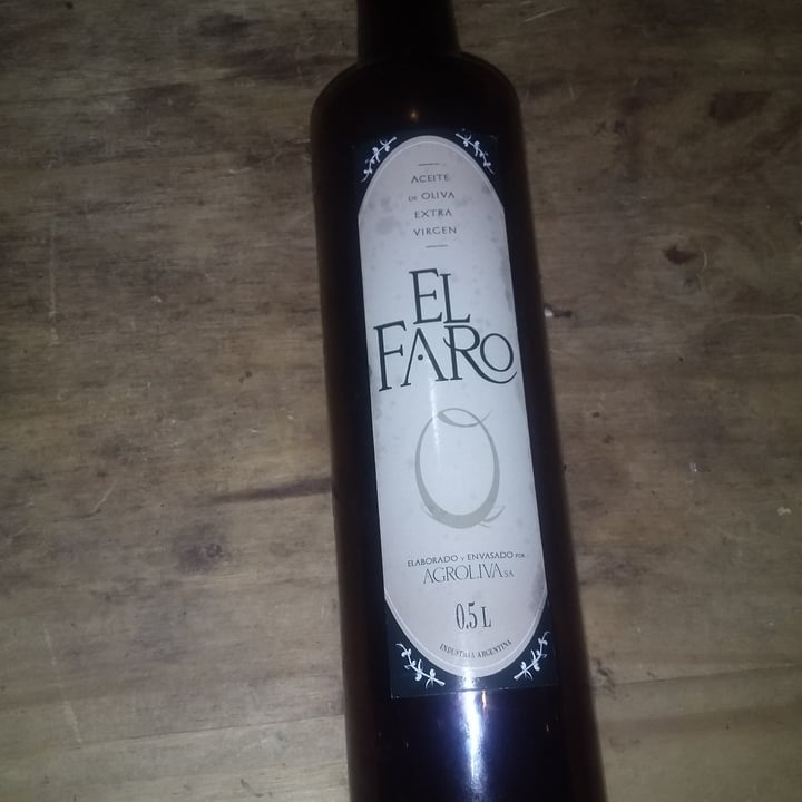 photo of El Faro Aceite de Oliva extra virgen shared by @brillanoctiluca on  28 Jan 2022 - review