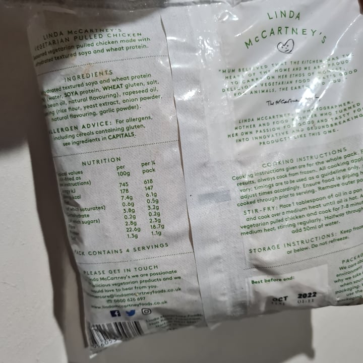 review photo of MC Cartney's Pulled chicken shared by @happy4paws on 12 Feb 2022 - review