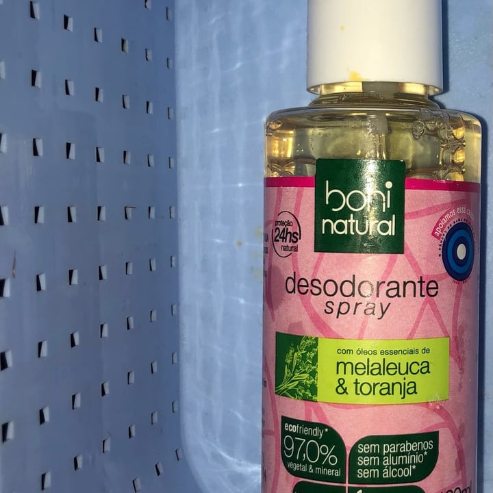 photo of Boni natural Desodorante Spray shared by @anarosabrazil on  13 May 2022 - review