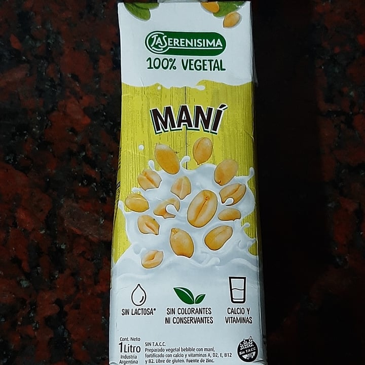 photo of La Serenísima Leche de maní shared by @rociogiselle on  02 Oct 2021 - review
