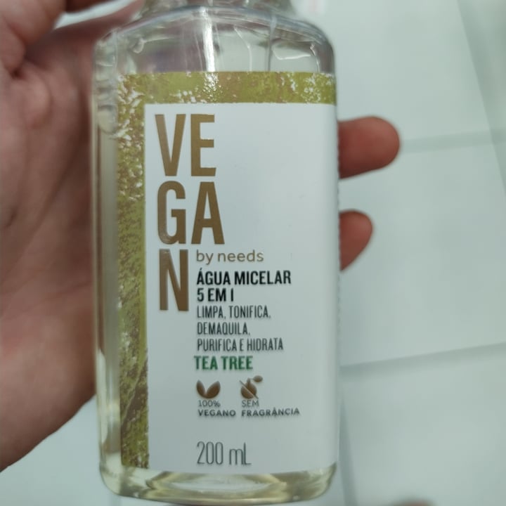 photo of Vegan by Needs Água Micelar 5 em 1 Tea Tree shared by @laismoller on  17 Feb 2022 - review