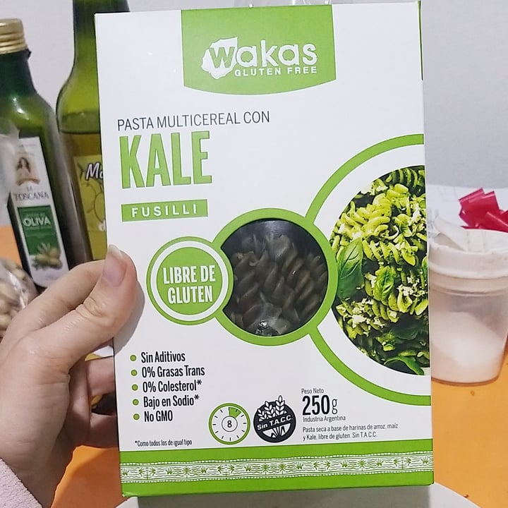 photo of Wakas Pasta Multicereal con Kale shared by @gabeee on  02 Apr 2022 - review