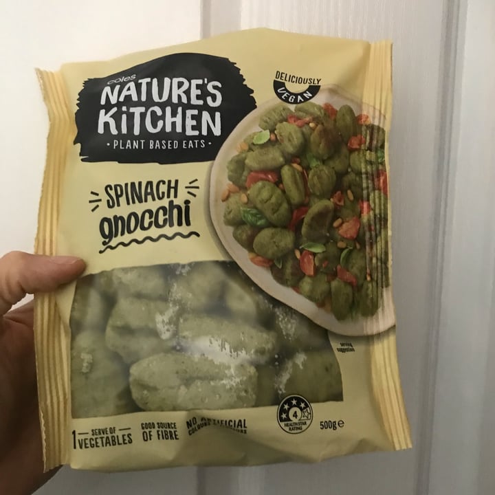 photo of Coles Nature's Kitchen Spinach Gnocchi shared by @smarti on  18 Jun 2022 - review