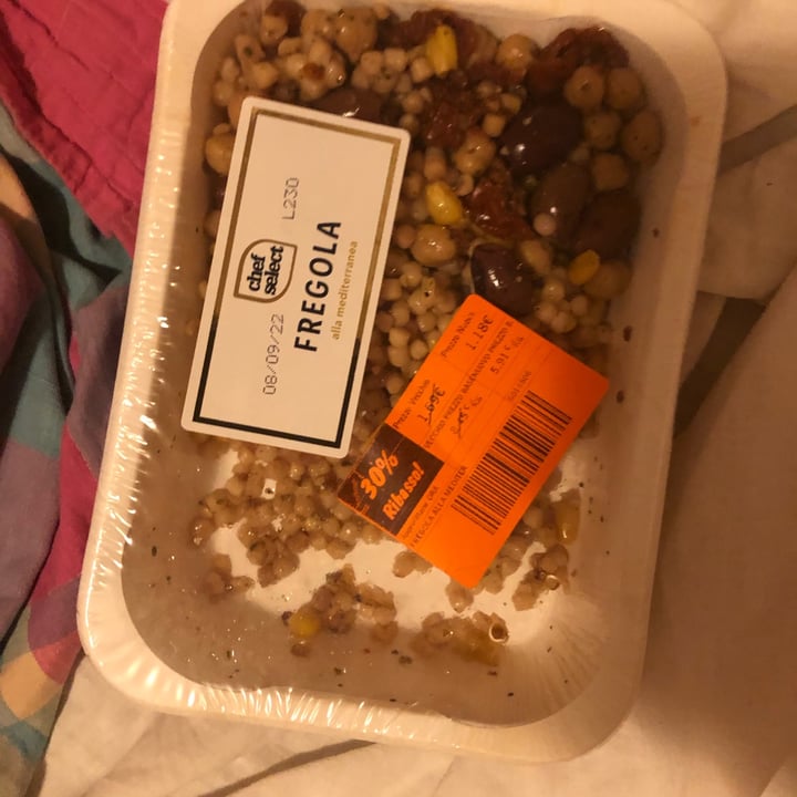 review photo of Chef Select Fregola con ceci, pomodori secchi e olive shared by @unamoracheabbonda on 16 Sep 2022 - review