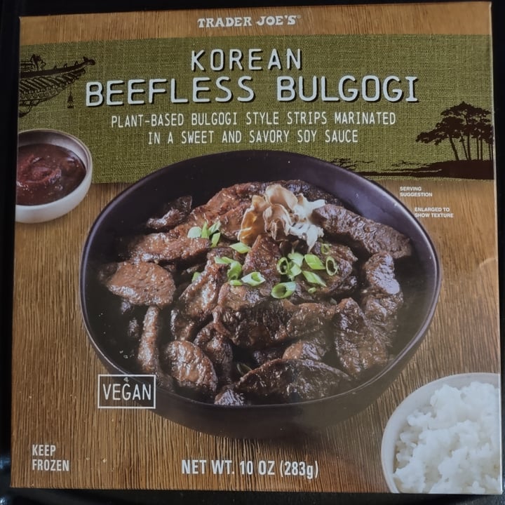 photo of Trader Joe's Korean Beefless Bulgogi shared by @rosie805 on  13 Nov 2022 - review