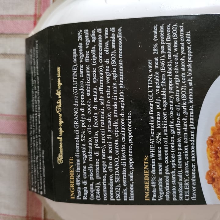 review photo of macckeroni Roma fettuccine al ragu’ di carne vegetale shared by @coccobello on 30 Jul 2022 - review