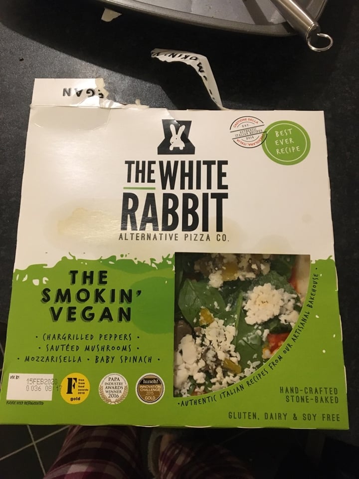 photo of The White Rabbit The Smokin Vegan Pizza shared by @920027163219592 on  04 Mar 2020 - review