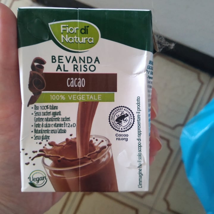 photo of Fior di Natura Bevanda al riso cacao shared by @giovegan90 on  08 Mar 2022 - review