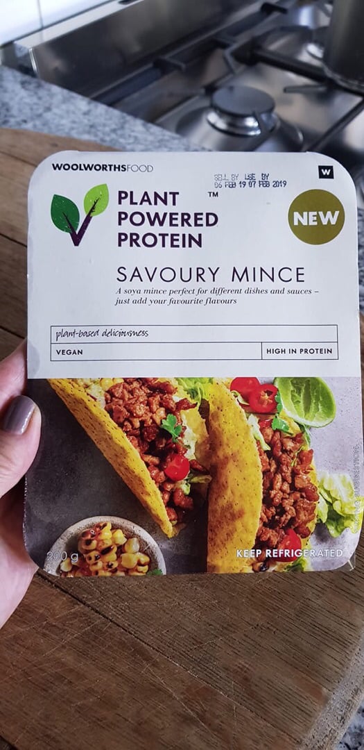 photo of Woolworths Food Plant Powered Protein Savoury Mince shared by @jackyl on  19 Jul 2019 - review