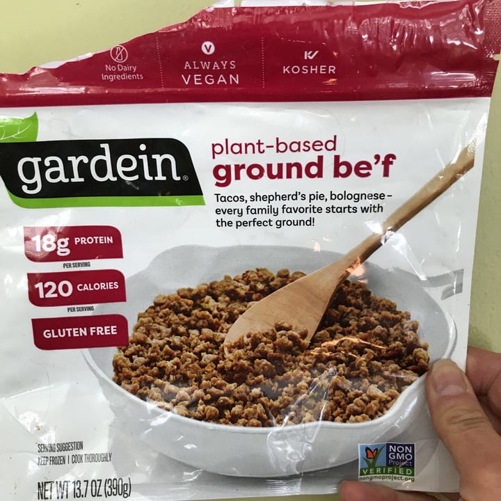 photo of Gardein Plant-based Ground Be’f shared by @baileysmom1985 on  27 Feb 2022 - review