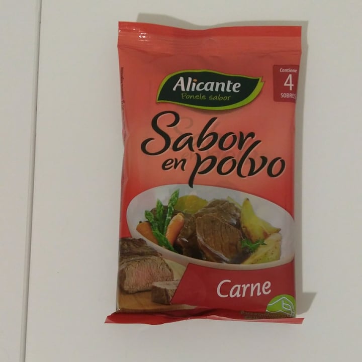 photo of Alicante Sabor en Polvo Carne shared by @valentinapalavecino on  23 Jul 2021 - review