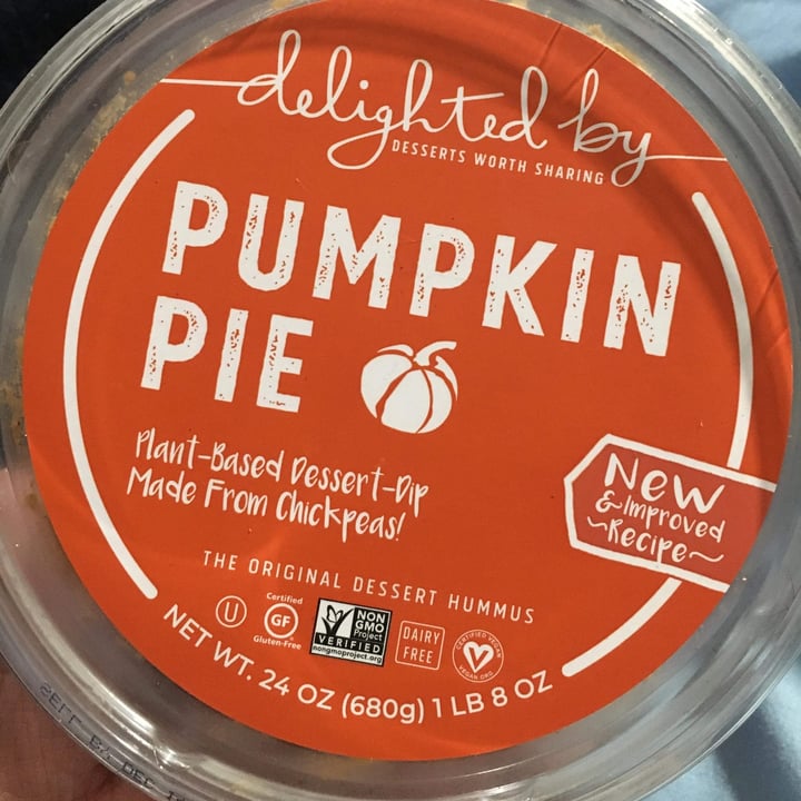 photo of Delighted By Hummus Pumpkin Pie shared by @lizmaselli on  15 Oct 2020 - review