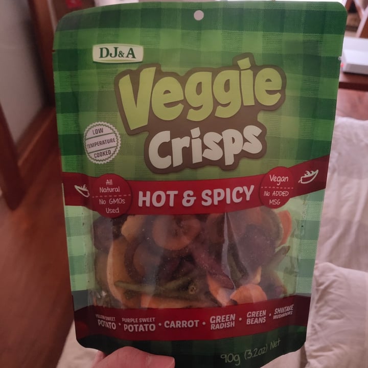 photo of DJ&A Veggie Crisps Hot & Spicy shared by @stevenneoh on  19 Oct 2020 - review