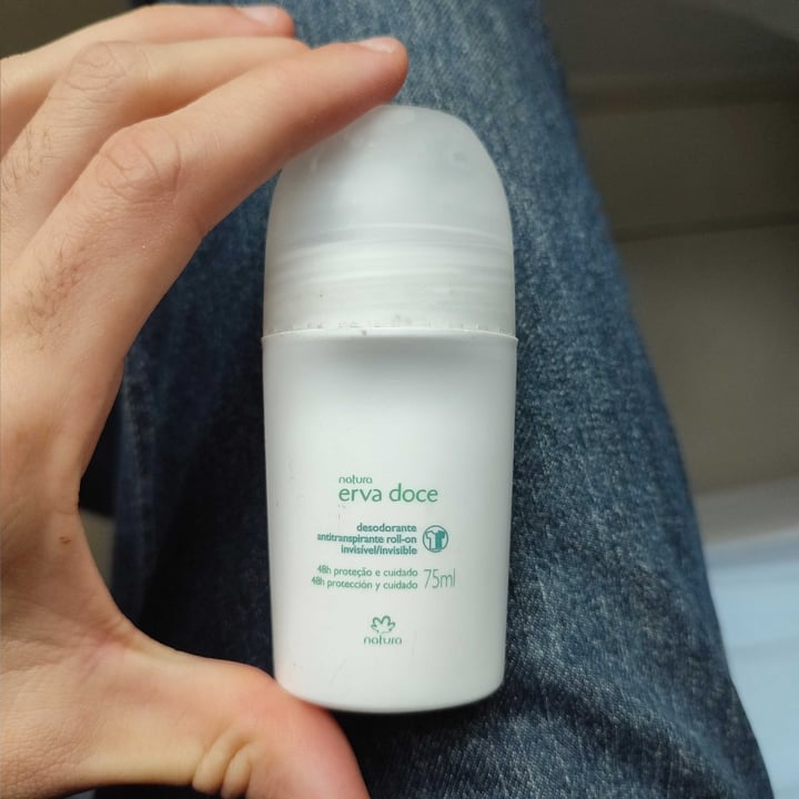 photo of Natura Desodorante Antitranspirante Roll-on Erva Doce shared by @riogovegan on  20 Aug 2022 - review