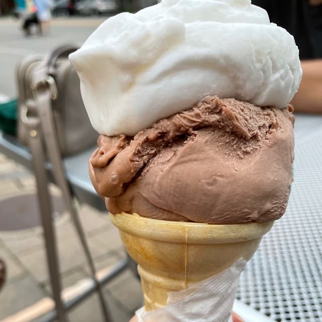 Photo of the dish “Chocolate Hazelnut and Coconut Gelato”