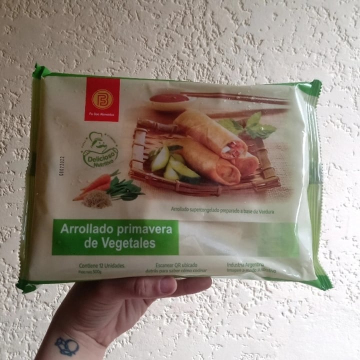 photo of Fu bao alimentos Arollado primavera de vegetales shared by @vmoongirl on  01 Sep 2021 - review