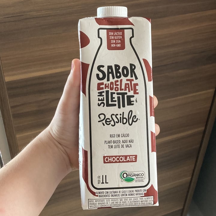 review photo of Possible Sabor Chocolate Sem Leite shared by @valentinealvim on 13 Mar 2022 - review