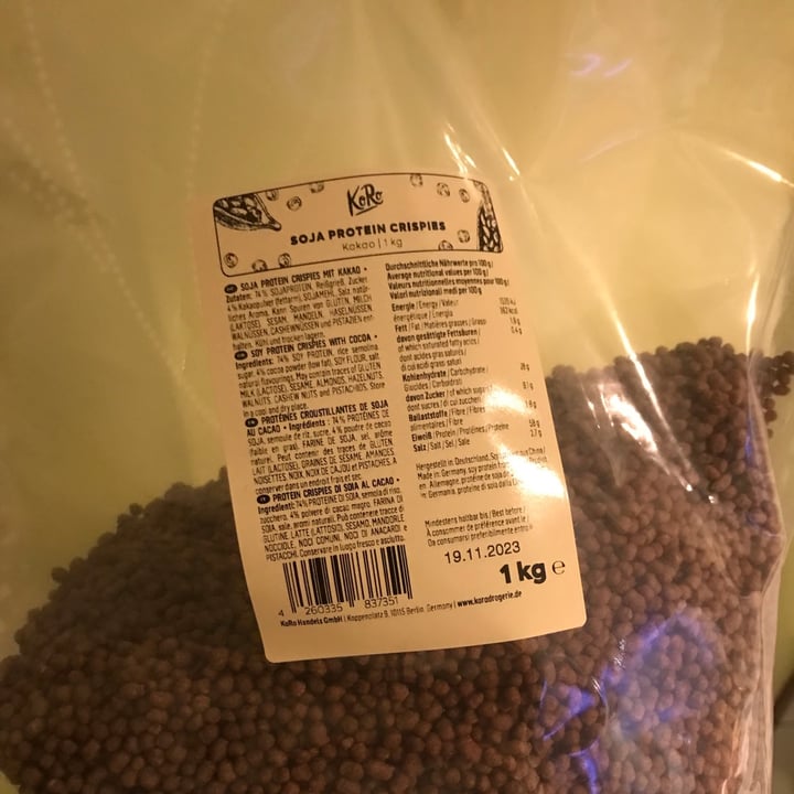 review photo of Koro Soja protein Crispies shared by @lauracerb on 15 Oct 2022 - review