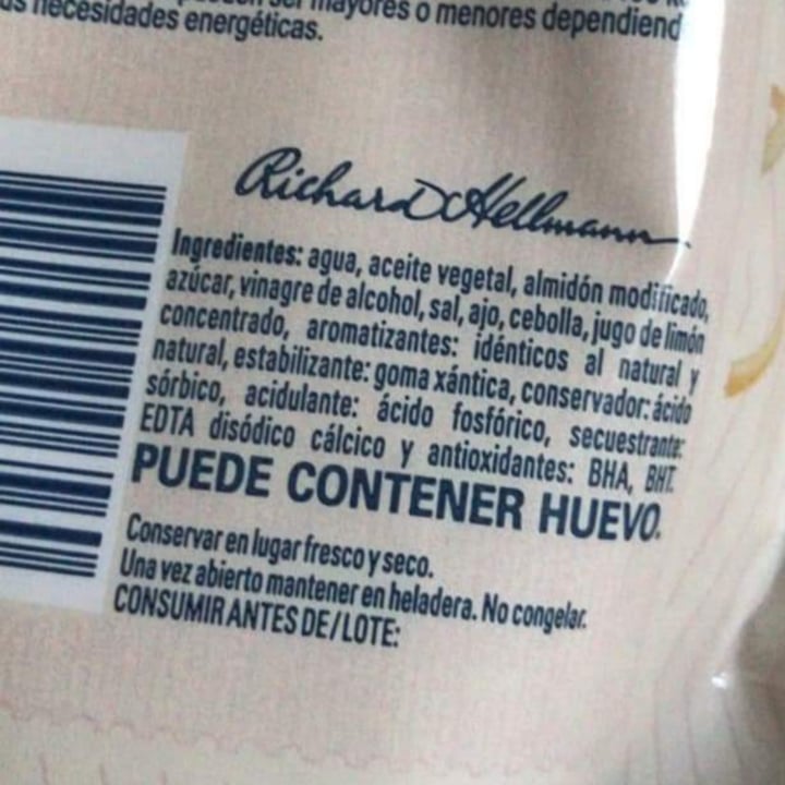 photo of Hellmann’s Mayonesa Hellmans AHUMADA shared by @calabazaculturalok on  18 Dec 2022 - review