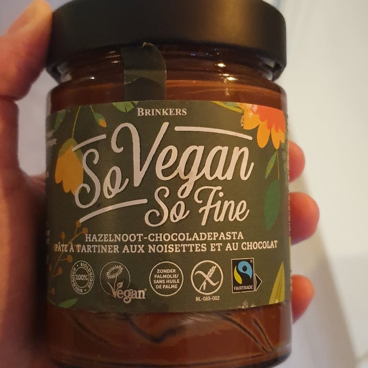 review photo of So Vegan So Fein So Vegan So Fine Hazelnoot Chocoladepasta shared by @veroon on 01 Nov 2022 - review