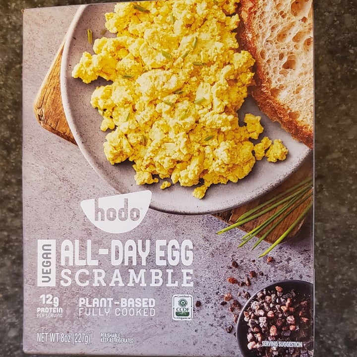 photo of Hodo Vegan All-Day Egg Scramble shared by @vegangigi4ever on  01 Oct 2022 - review