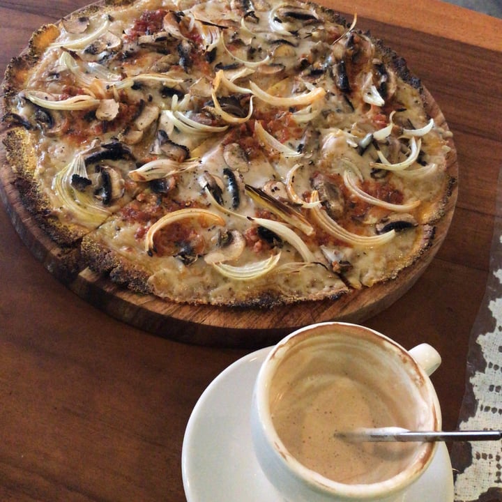 review photo of Amami Canggu N’duja e Funghi Pizza (GF Pumpkin crust) shared by @skbarnett on 19 Nov 2020 - review