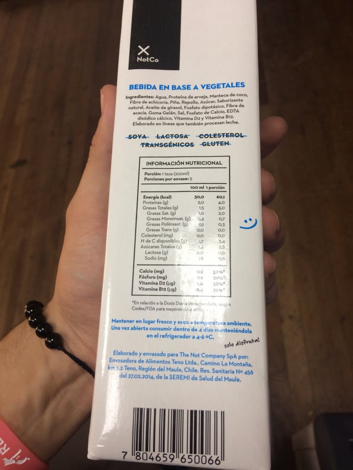 review photo of NotCo Not Milk 2% Reduced Fat shared by @agustin1312 on 29 Jan 2020 - review