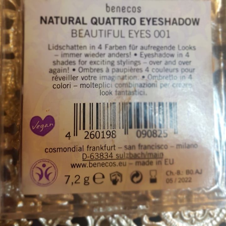 photo of Benecos Benecos natural eye shadows shared by @gayria on  15 Sep 2021 - review