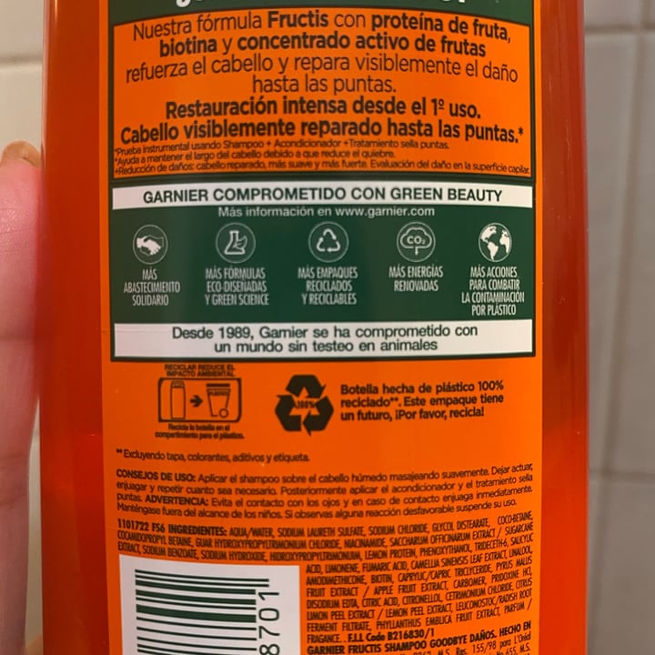 photo of Garnier Acondicionador Goodbye Daños shared by @latinee on  12 Feb 2022 - review