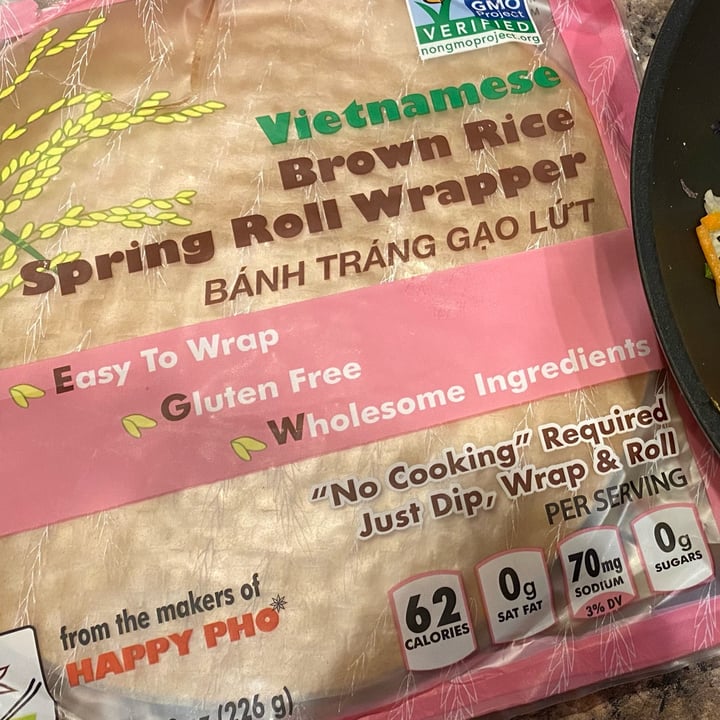 photo of StarAniseFoods Vietnamese Brown Rice Spring Roll Wrapper shared by @4dogsndonkeys on  21 May 2022 - review