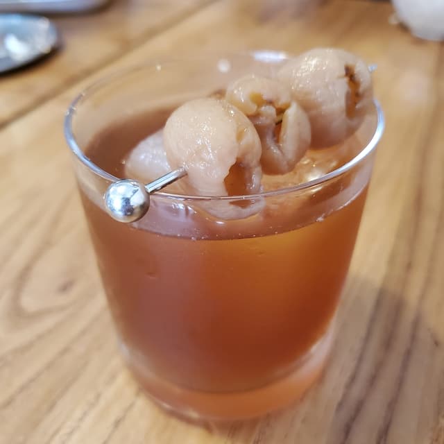 Photo of the dish “Harutaka Mochizuki (Longan, Whiskey)”